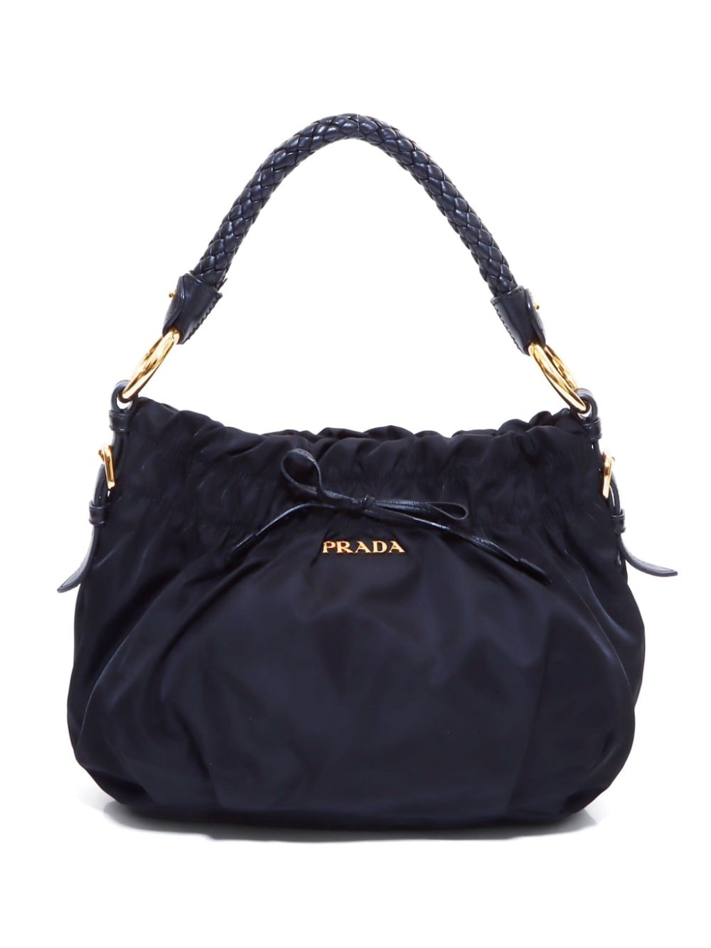 Prada Pre-Owned Handtasche mit Schleife - Schwarz von Prada Pre-Owned