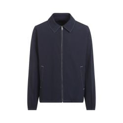 Blaues Prada Herren Baumwolljacke von Prada