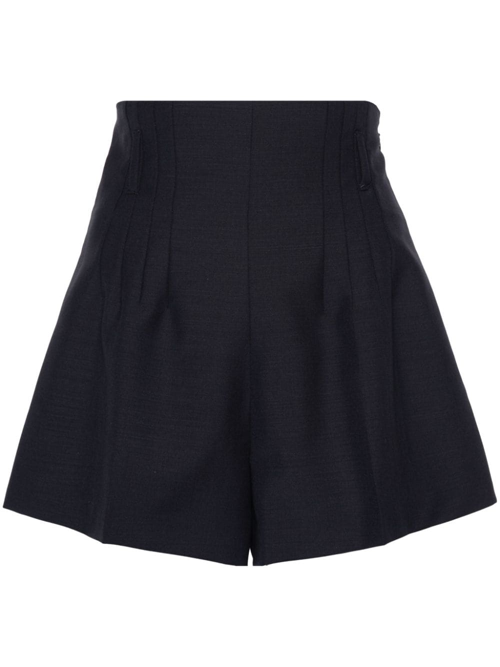 Prada Ausgestellte High-Waist-Shorts - Blau von Prada