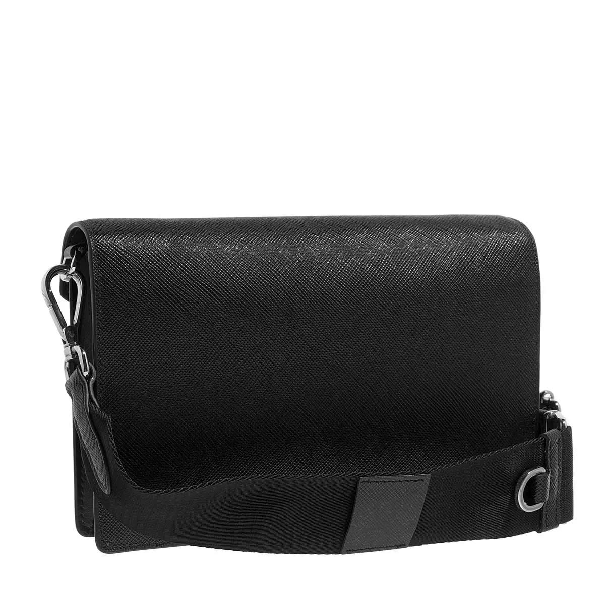 Prada Crossbody Bags - Leather Crossbody Bag - Gr. unisize - in Schwarz - für Damen von Prada