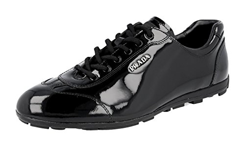 Prada Damen Schwarz Leder Sneaker 3E4900 41 EU von Prada