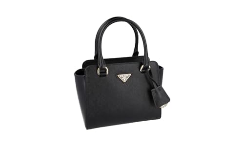 Prada Damen Schwarz Saffiano Leder Schultertasche 1BA380 von Prada