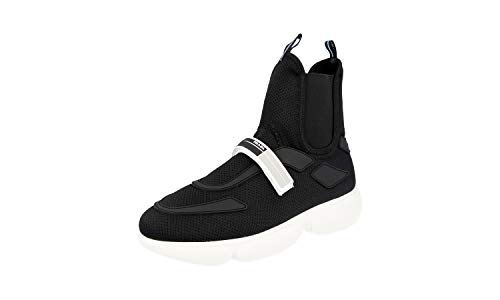 Prada Damen Schwarz Stoff High-Top Sneaker 1T142L 39.5 EU von Prada