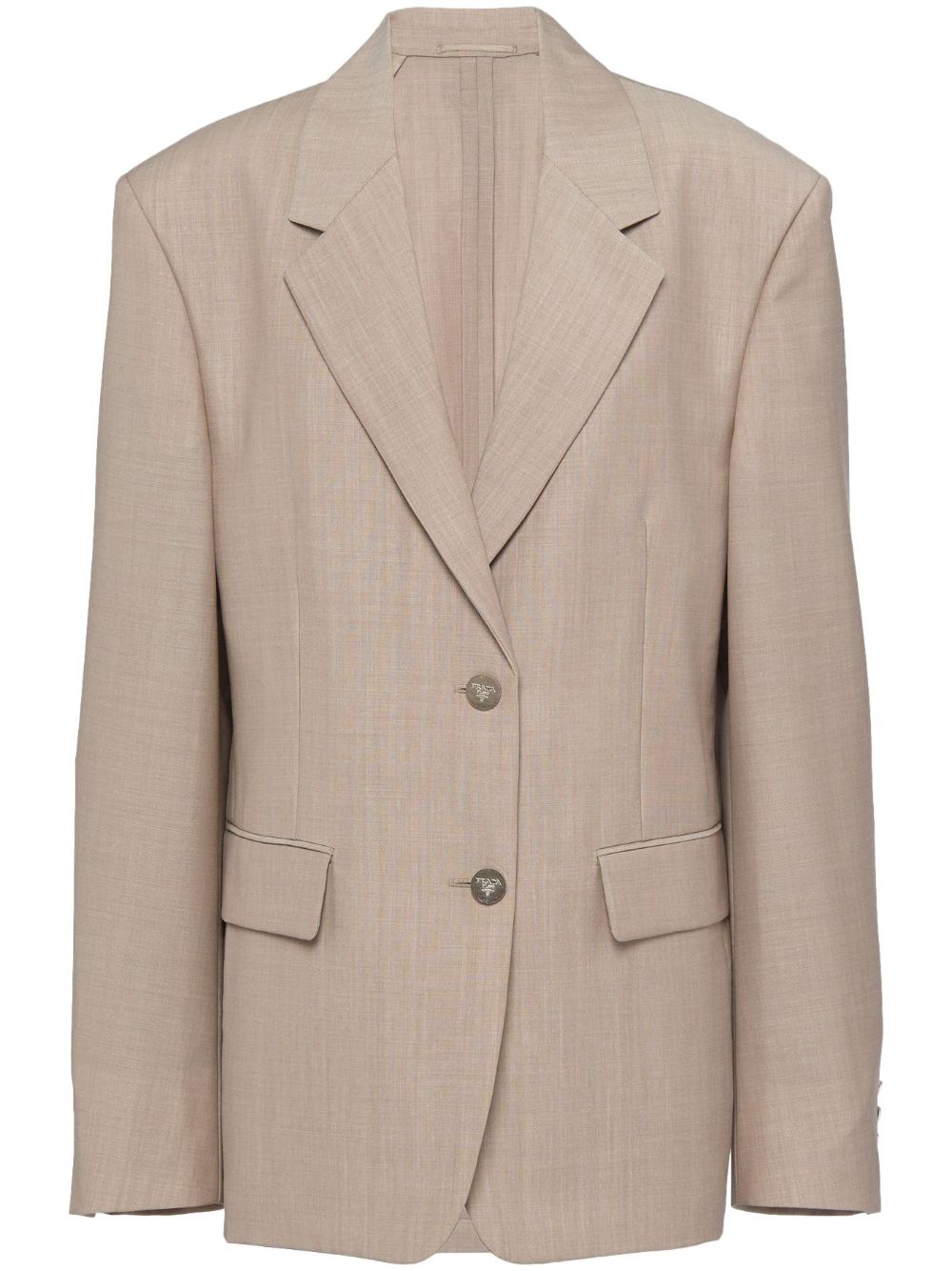 Prada Einreihiger Blazer - Nude von Prada