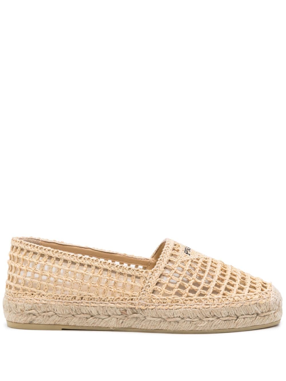 Prada Espadrilles aus Bast - Nude von Prada