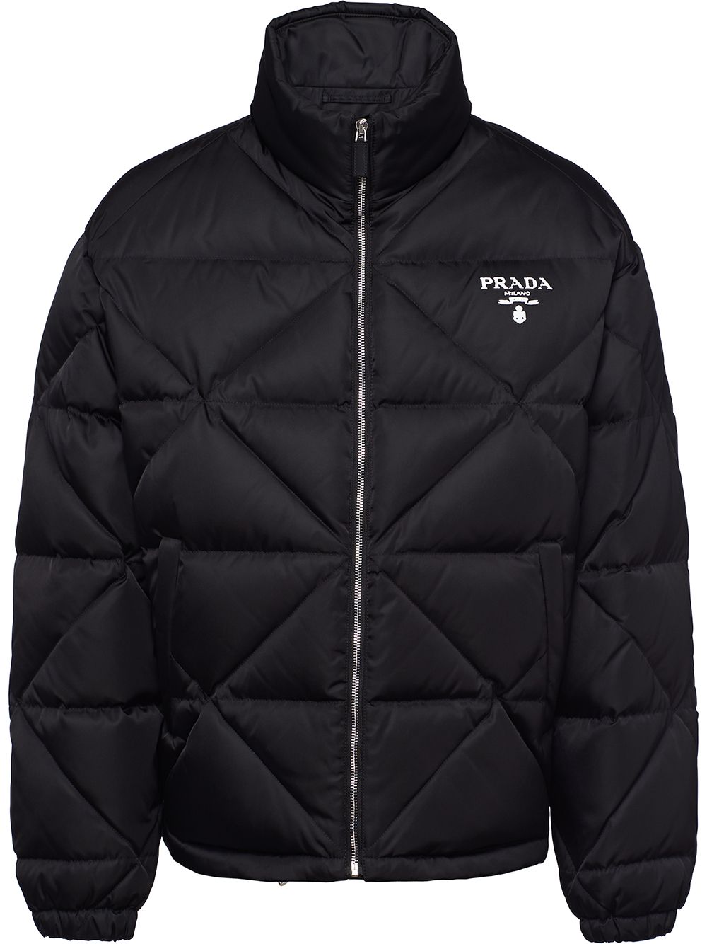 Prada Gefütterte Jacke aus Re-Nylon - Schwarz von Prada