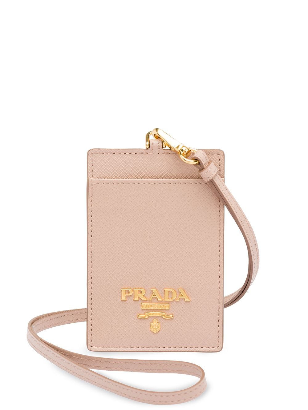 Prada Gepäckanhänger aus Saffiano-Leder - Rosa von Prada