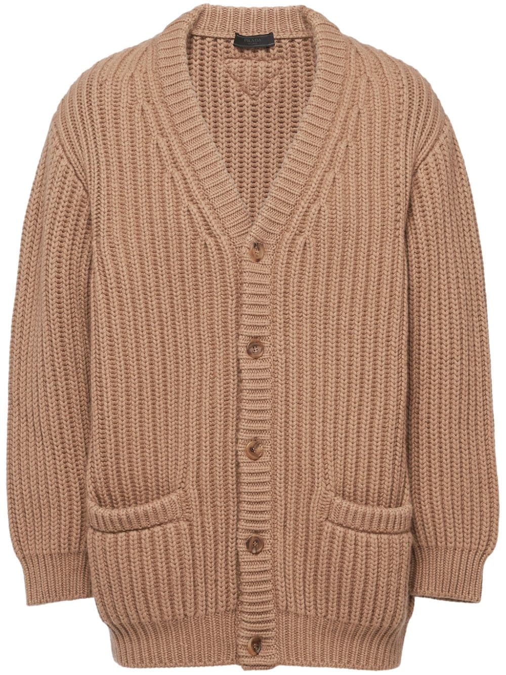 Prada Gerippter Kaschmircardigan - Braun von Prada