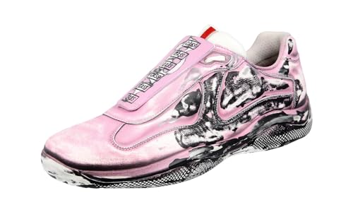 Prada Herren Pink Leder Sneaker PS0906 41.5 EU/UK 7.5 von Prada