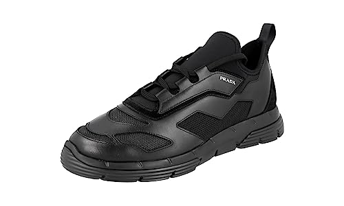 Prada Herren Schwarz Leder Sneaker 4E3515 DEP F0002 41.5 EU/UK 7.5 von Prada
