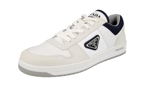 Prada Herren Weiss Leder Sneaker 2EE391 BRC F075A 41.5 EU/UK 7.5 von Prada