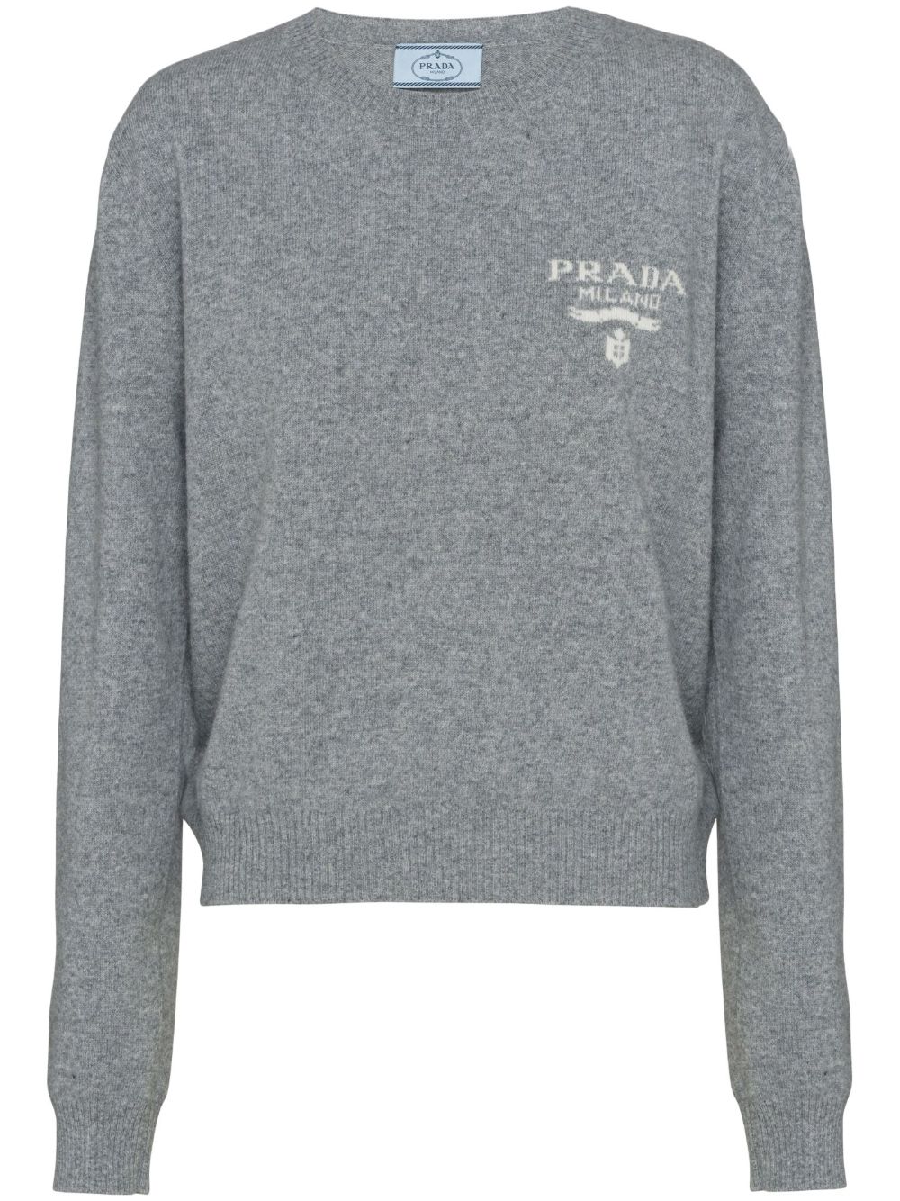 Prada Intarsien-Kaschmirpullover - Grau von Prada