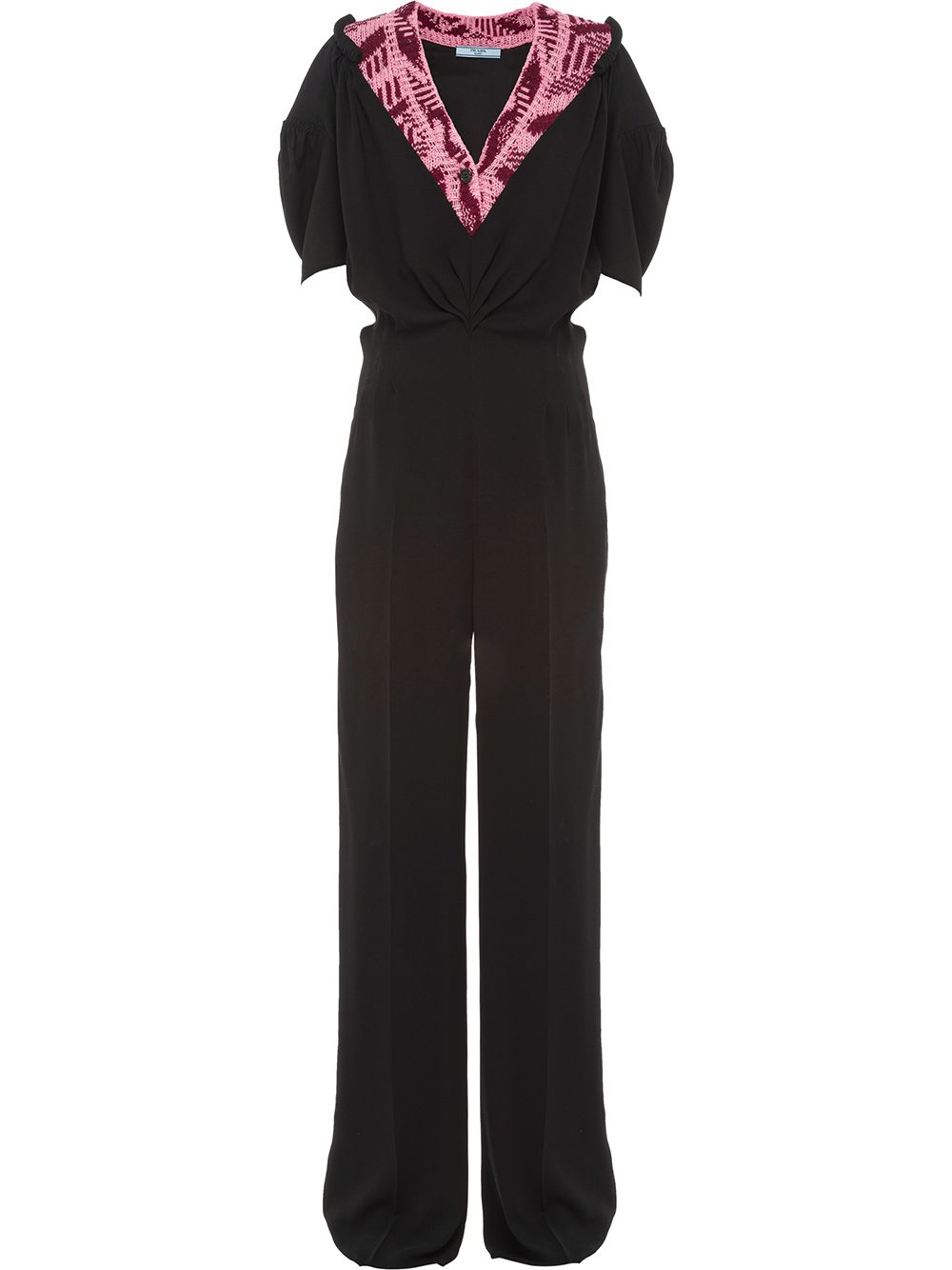 Prada Jacquard-Jumpsuit - Schwarz von Prada