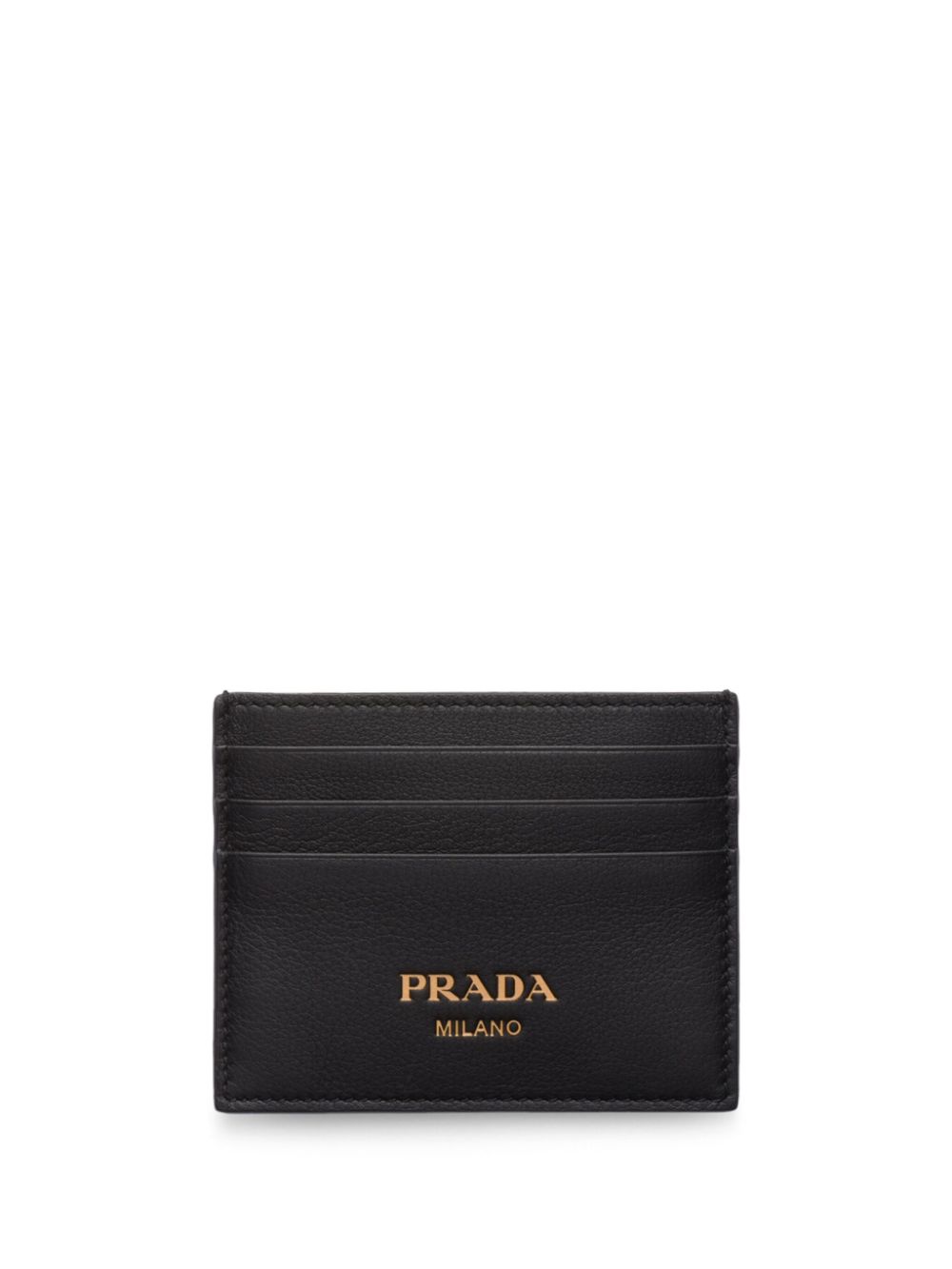 Prada Kartenetui mit Logo-Stempel - Schwarz von Prada