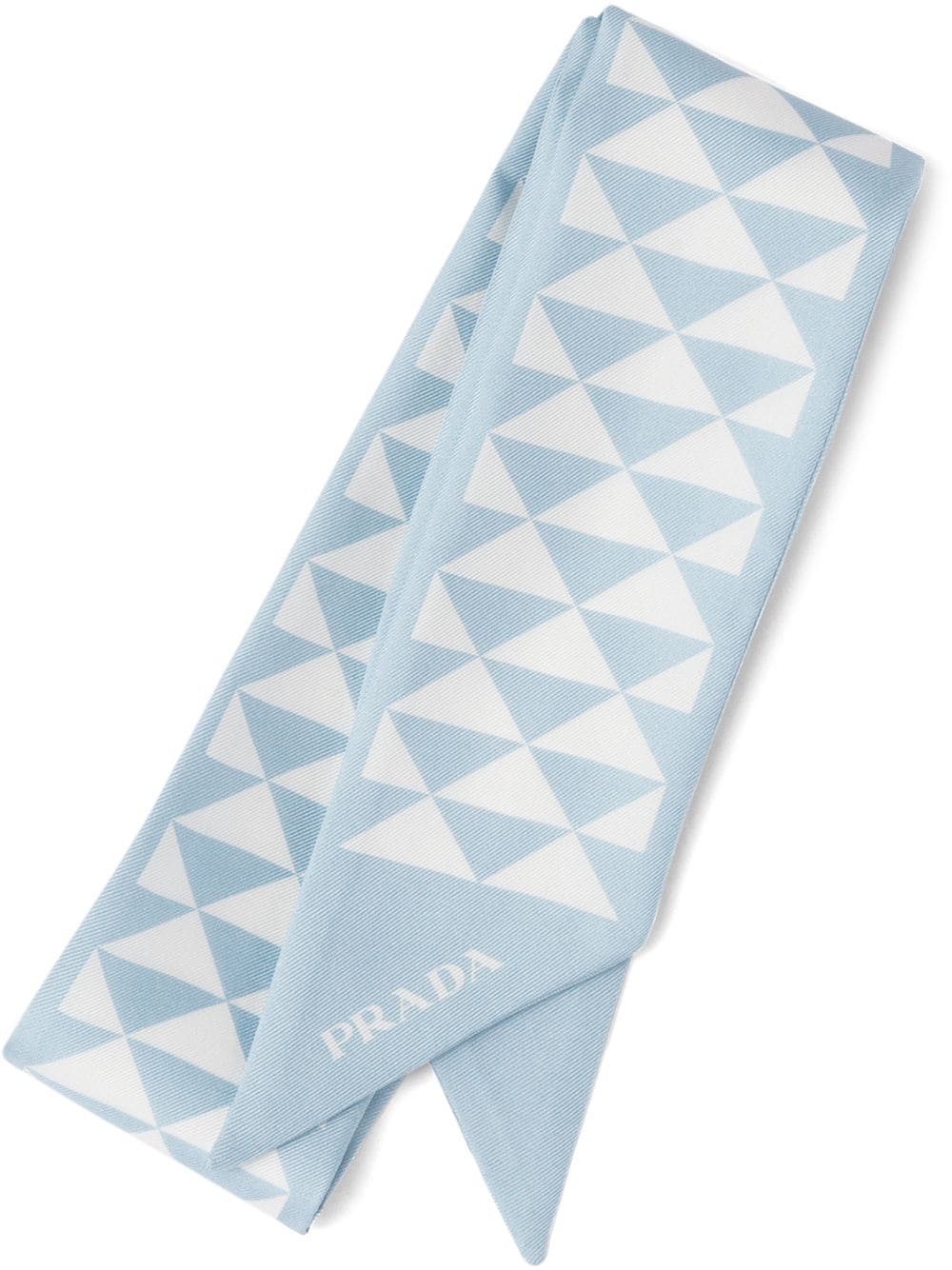 Prada Schal mit Logo - Blau von Prada