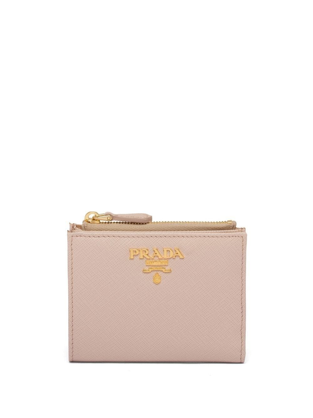 Prada Kleines Portemonnaie aus Saffiano-Leder - Rosa von Prada