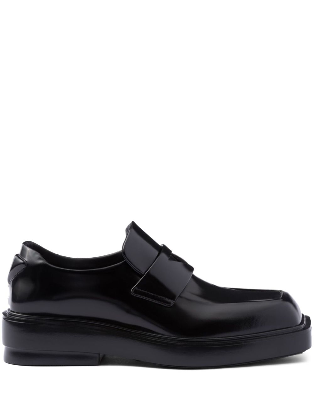 Prada Loafer mit Triangel-Patch - Schwarz von Prada