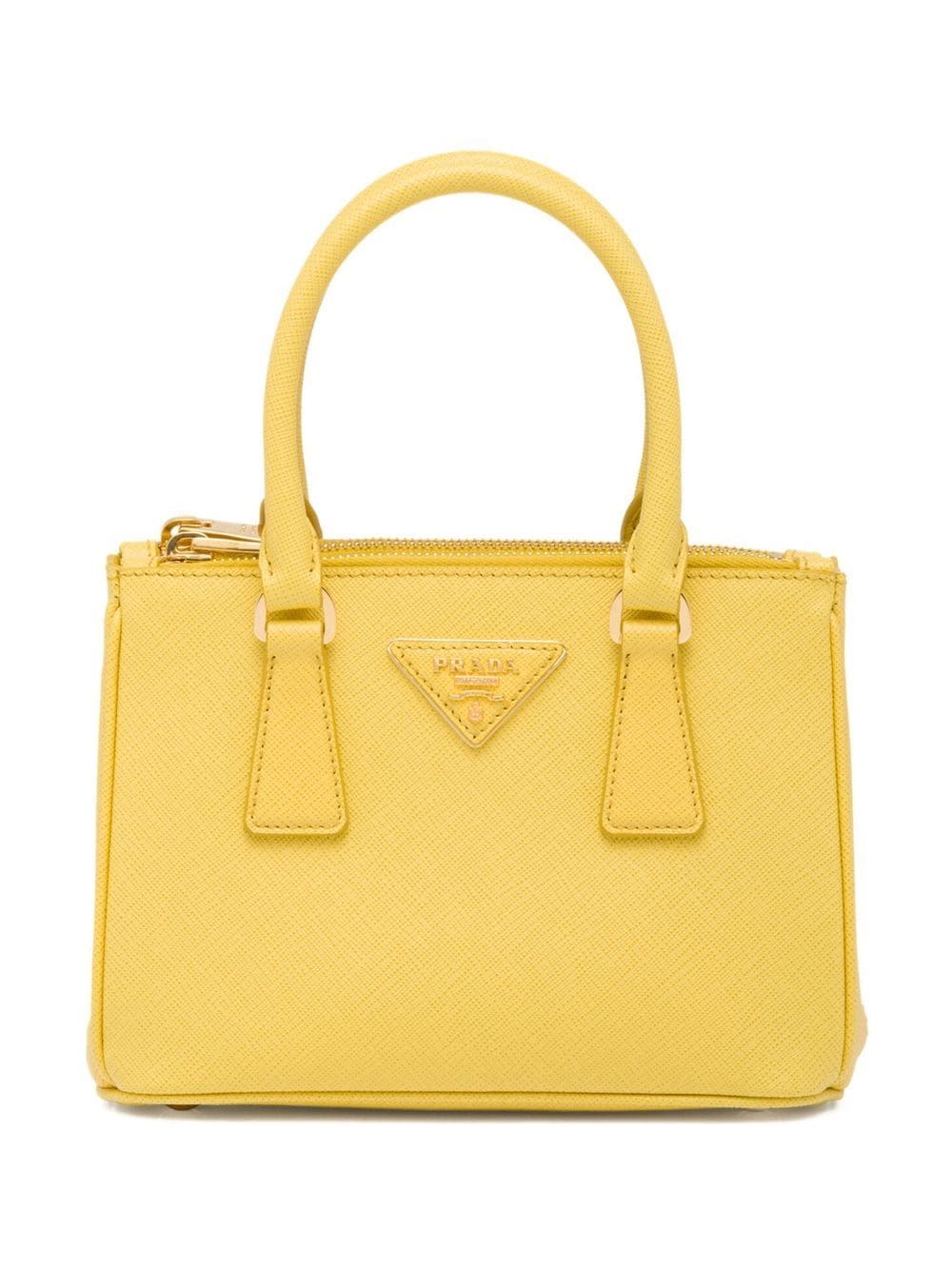 Prada Galleria Mini-Handtasche - Gelb von Prada