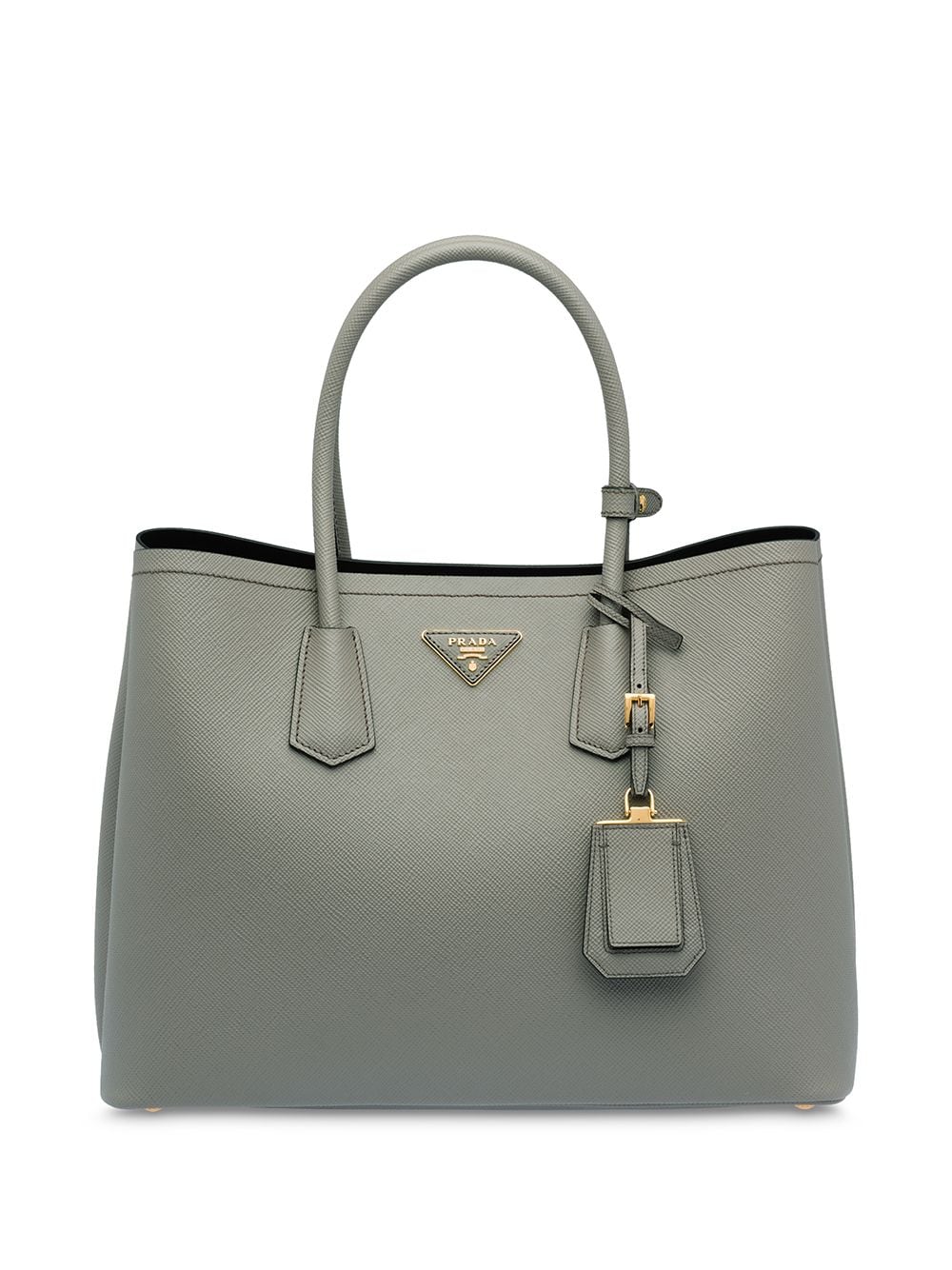 Prada Mittelgroße Saffiano-Handtasche - Grau von Prada