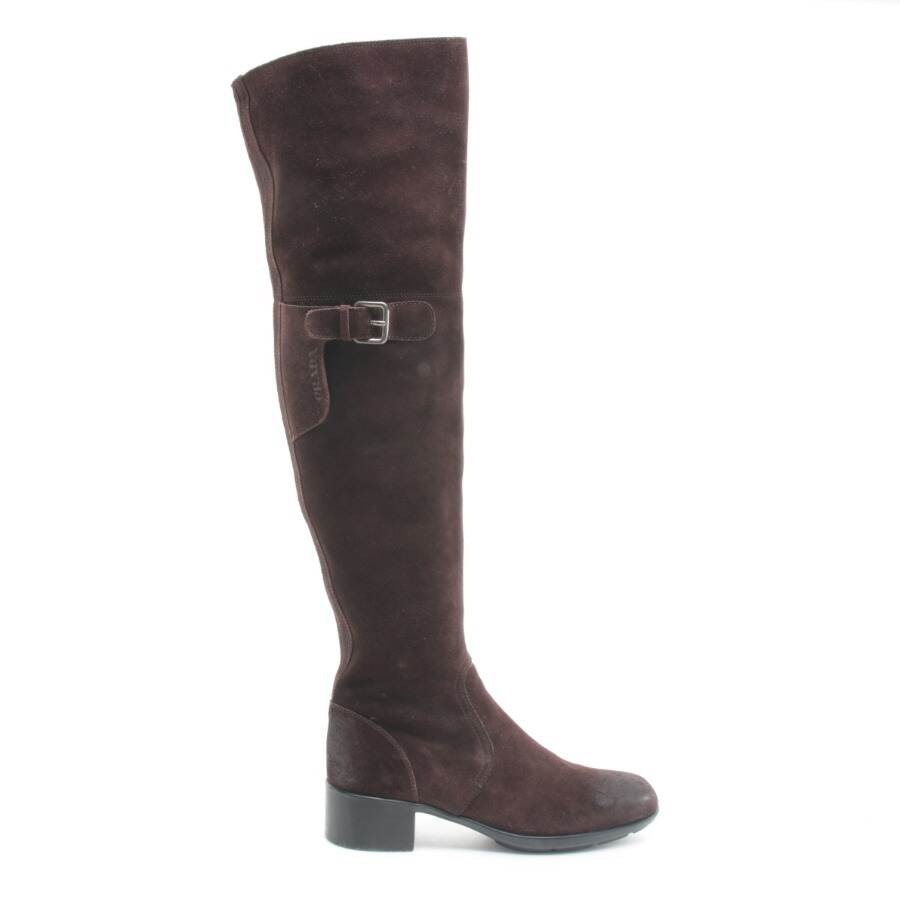 Prada Overkneestiefel EUR 36 Braun von Prada