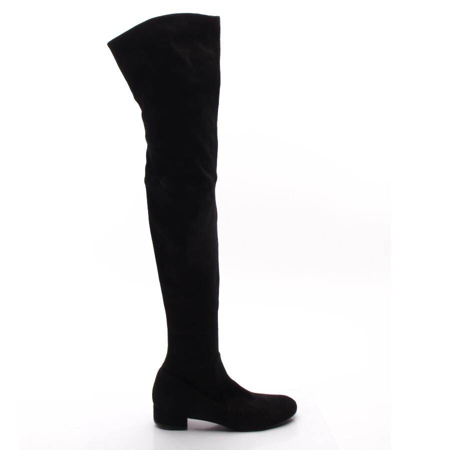 Prada Overkneestiefel EUR 37 Schwarz von Prada