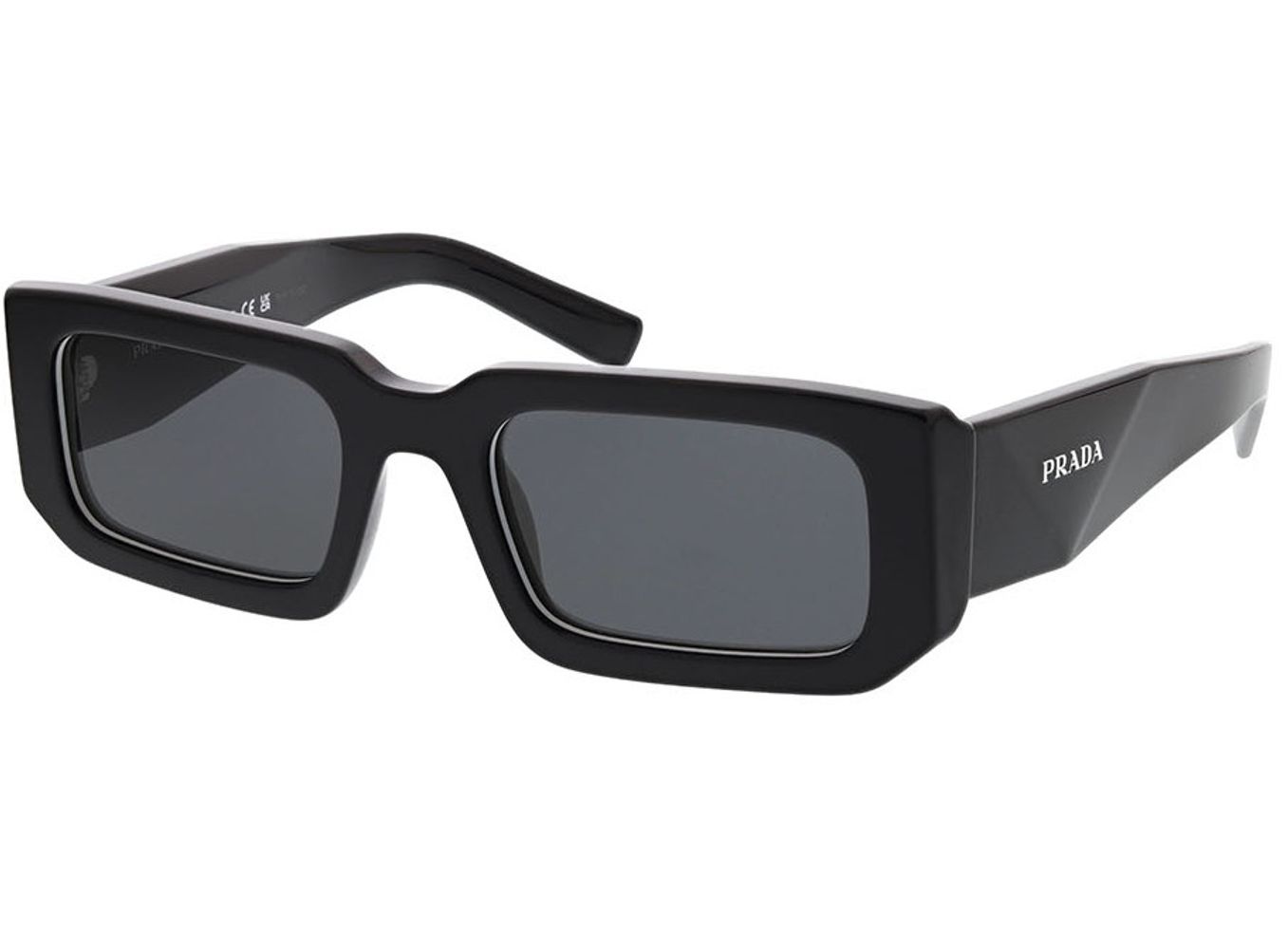 Prada PR 06YS 09Q5S0 53-21 Sonnenbrille mit Sehstärke erhältlich, Herren, Vollrand, Rechteckig von Prada
