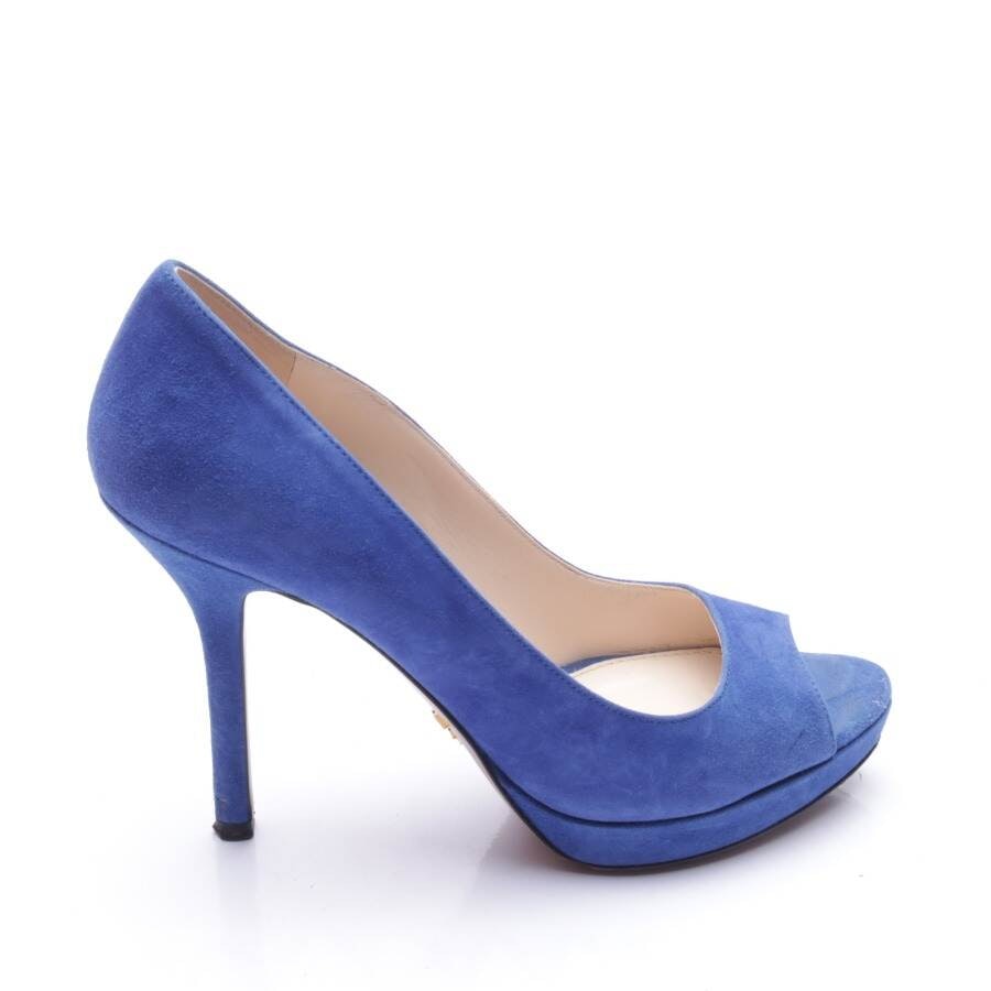 Prada Peeptoes EUR 37,5 Blau von Prada