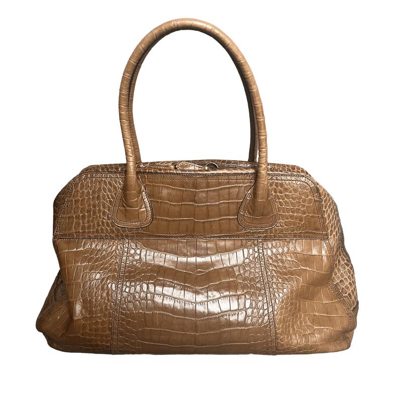 Prada - Prada Prada-Tasche mit Krokodilprägung Koffer24 von Prada