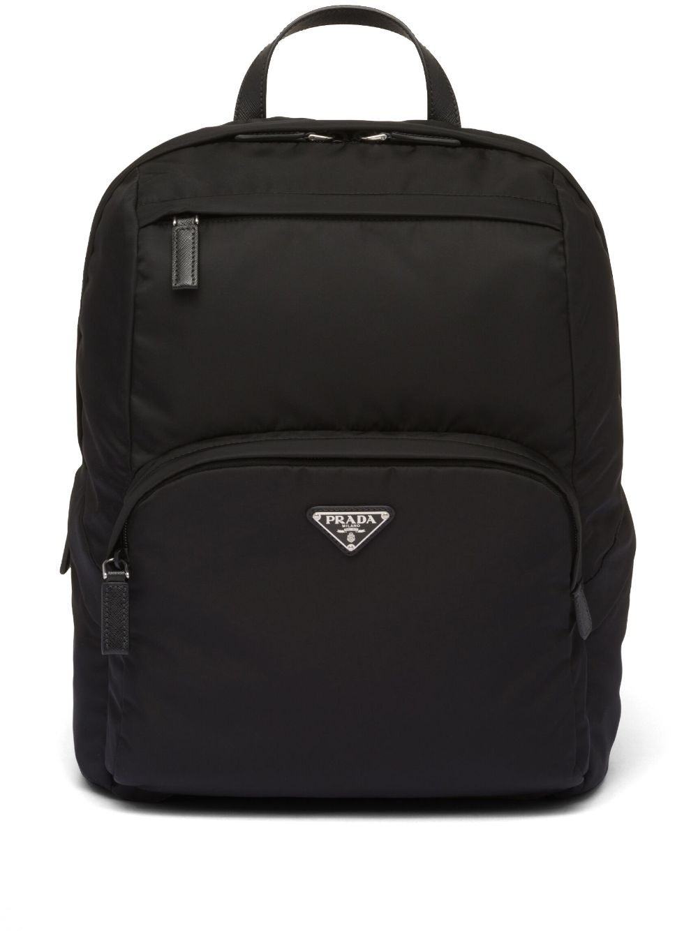 Prada Rucksack mit Triangel-Logo - Schwarz von Prada