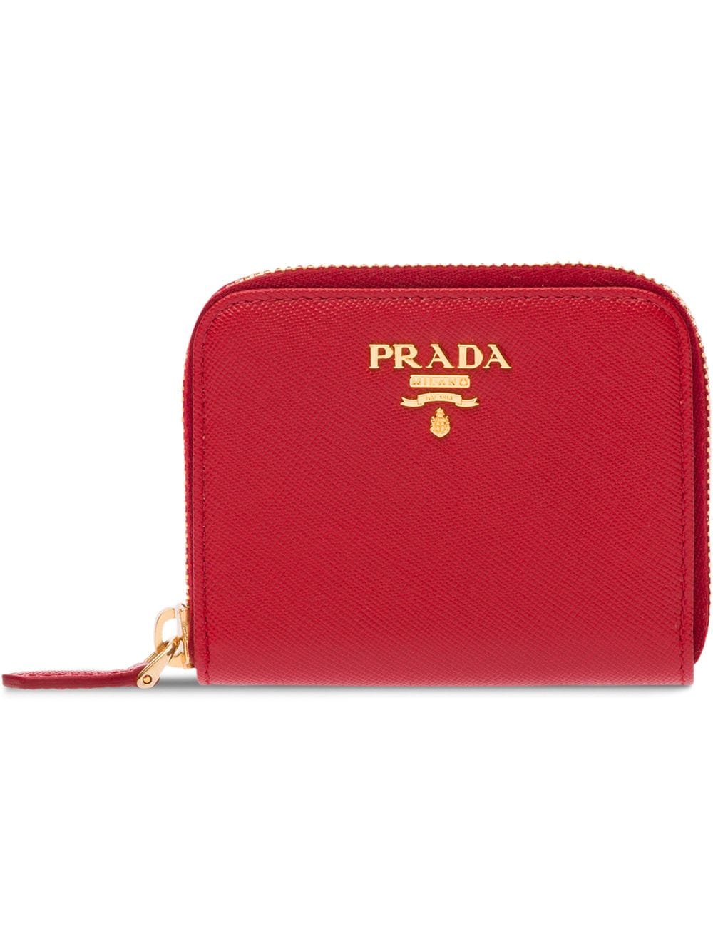 Prada Saffiano-Portemonnaie - Rot von Prada