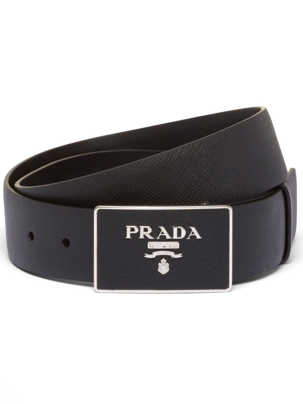 Prada Gürtel aus Saffiano-Leder - Schwarz von Prada