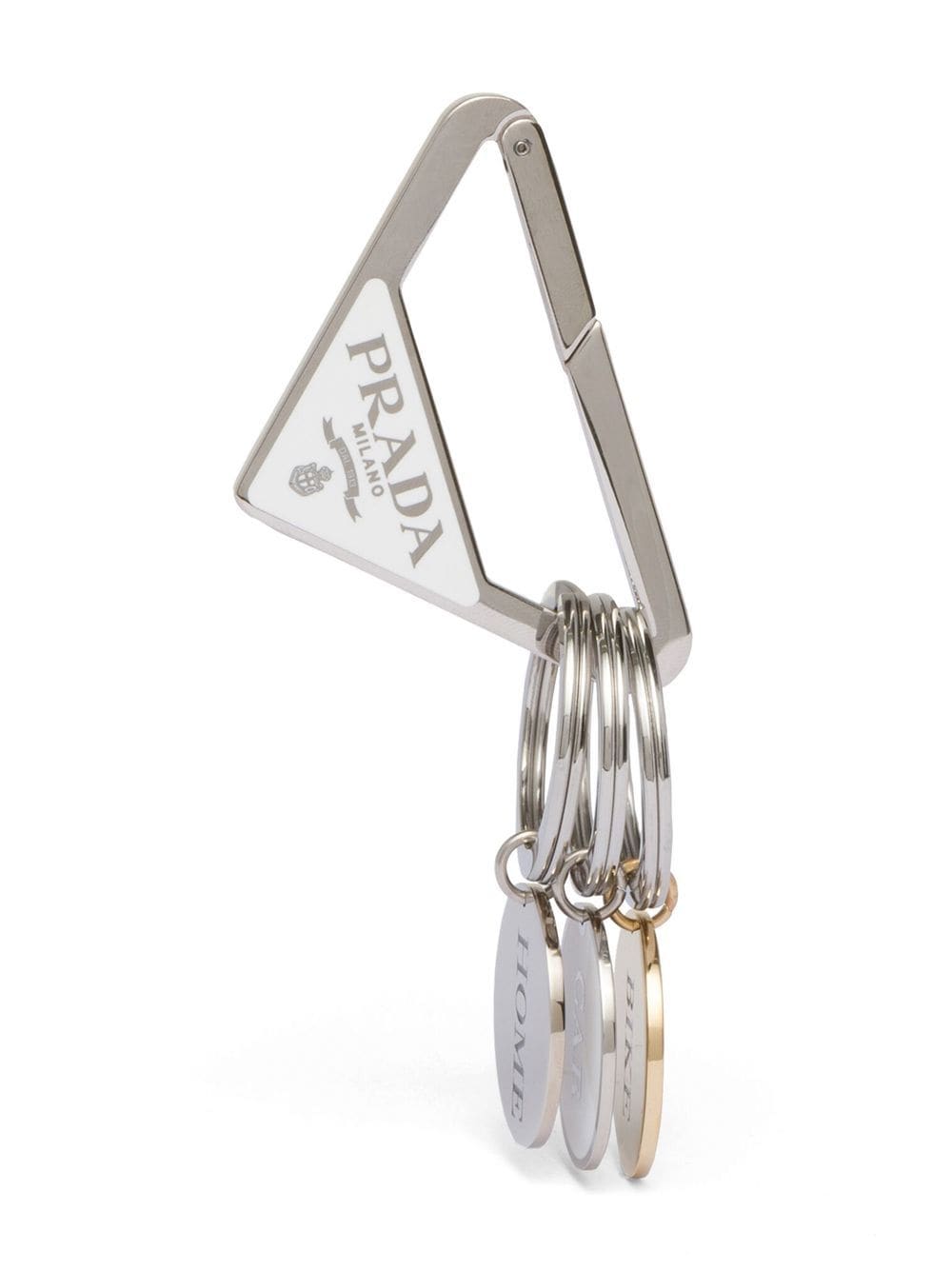 Prada Schlüsselanhänger mit Anhänger - Silber von Prada