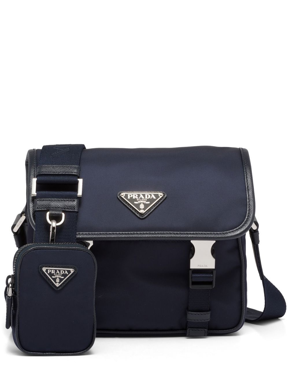 Prada Schultertasche aus Re-Nylon - Blau von Prada