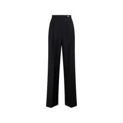 Prada Schwarze Damen-hose Aus Mohair-wollmischung von Prada