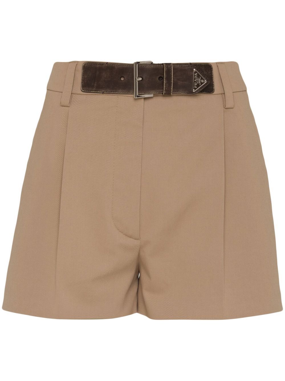 Prada Shorts mit Gürtel - Braun von Prada