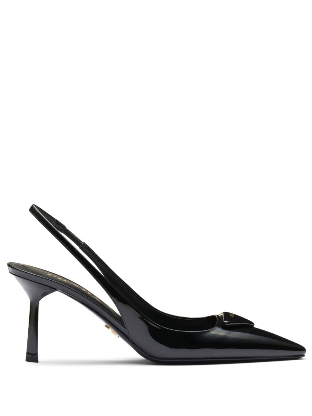 Prada Slingback-Pumps aus Lackleder 55mm - Schwarz von Prada