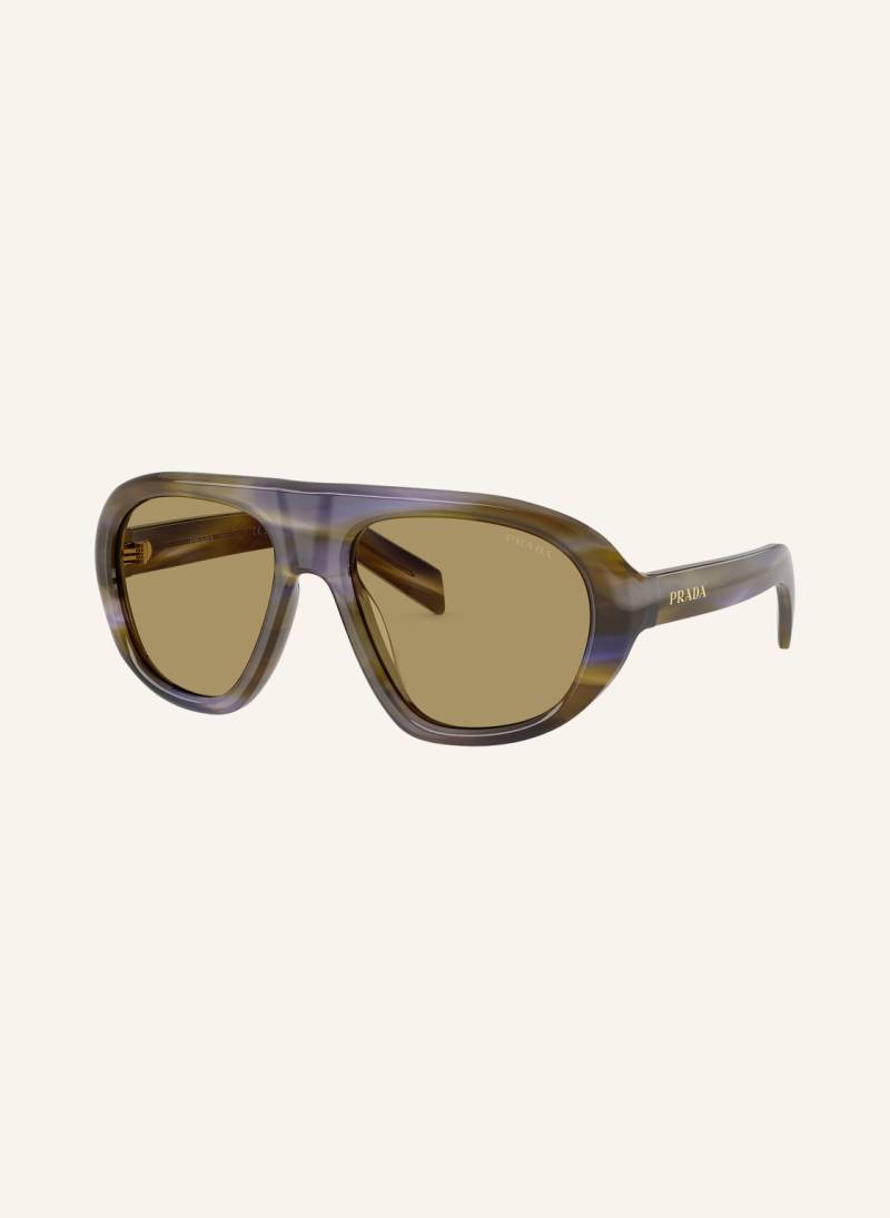 Prada Sonnenbrille Pr c05s braun von Prada