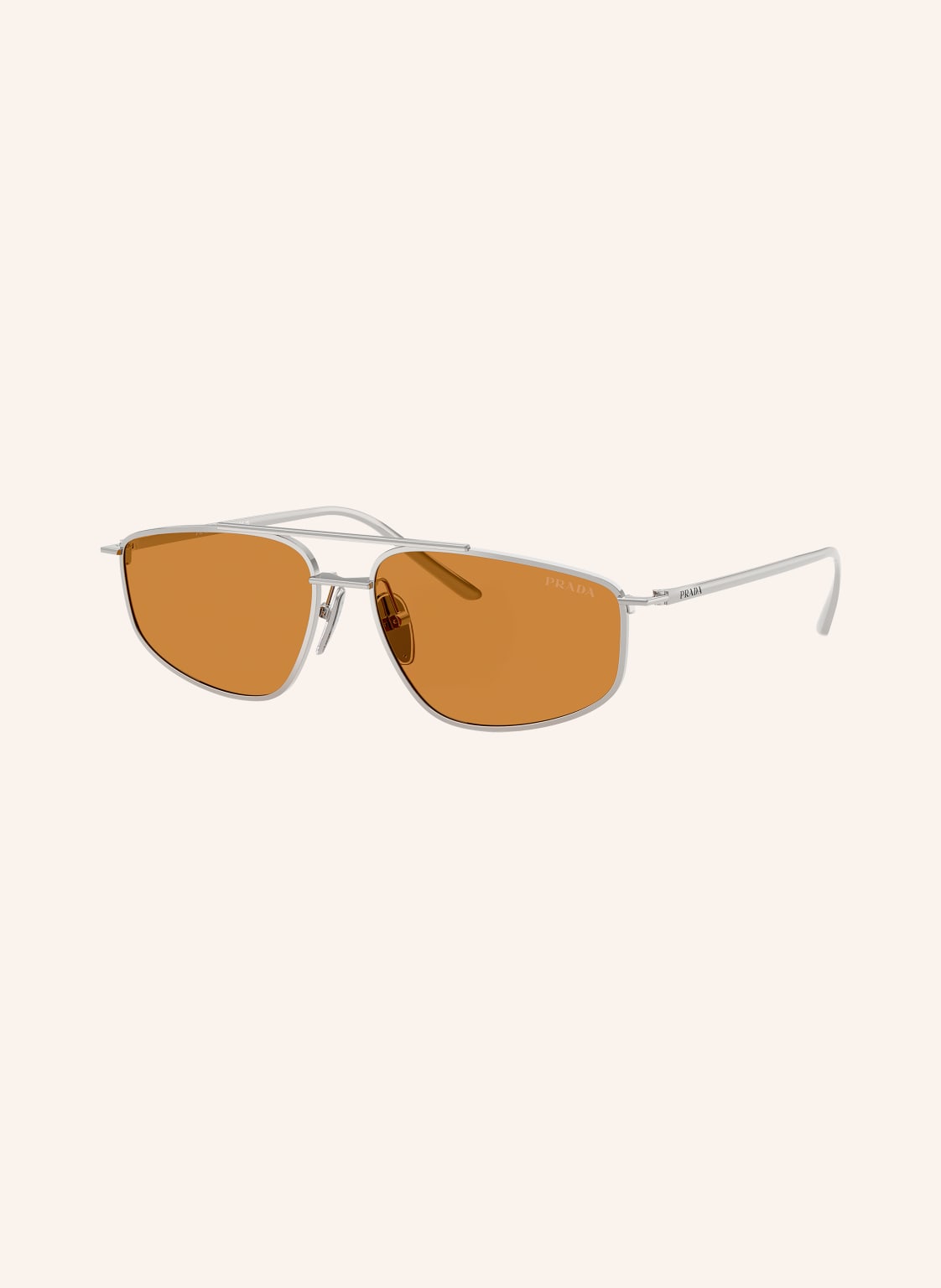 Prada Sonnenbrille Pr c51s silber von Prada