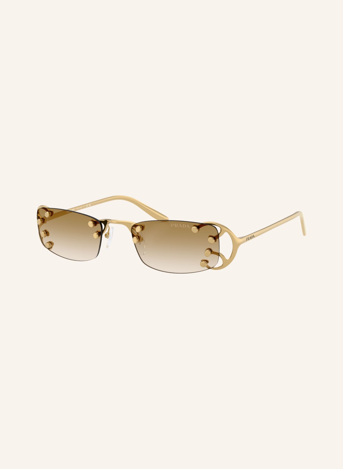 Prada Sonnenbrille Pr c57s grau von Prada
