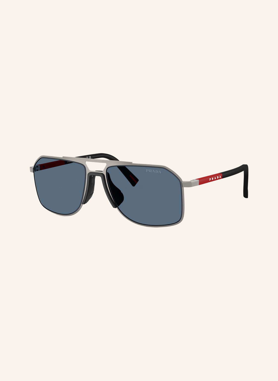 Prada Sonnenbrille Ps b51s grau von Prada