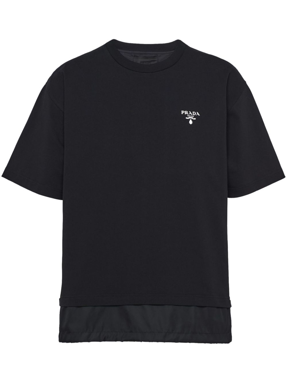 Prada T-Shirt im Layering-Look - Schwarz von Prada