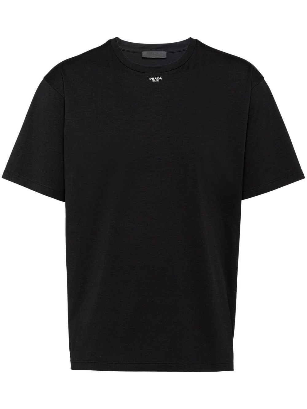 Prada T-Shirt mit Logo-Print - Schwarz von Prada