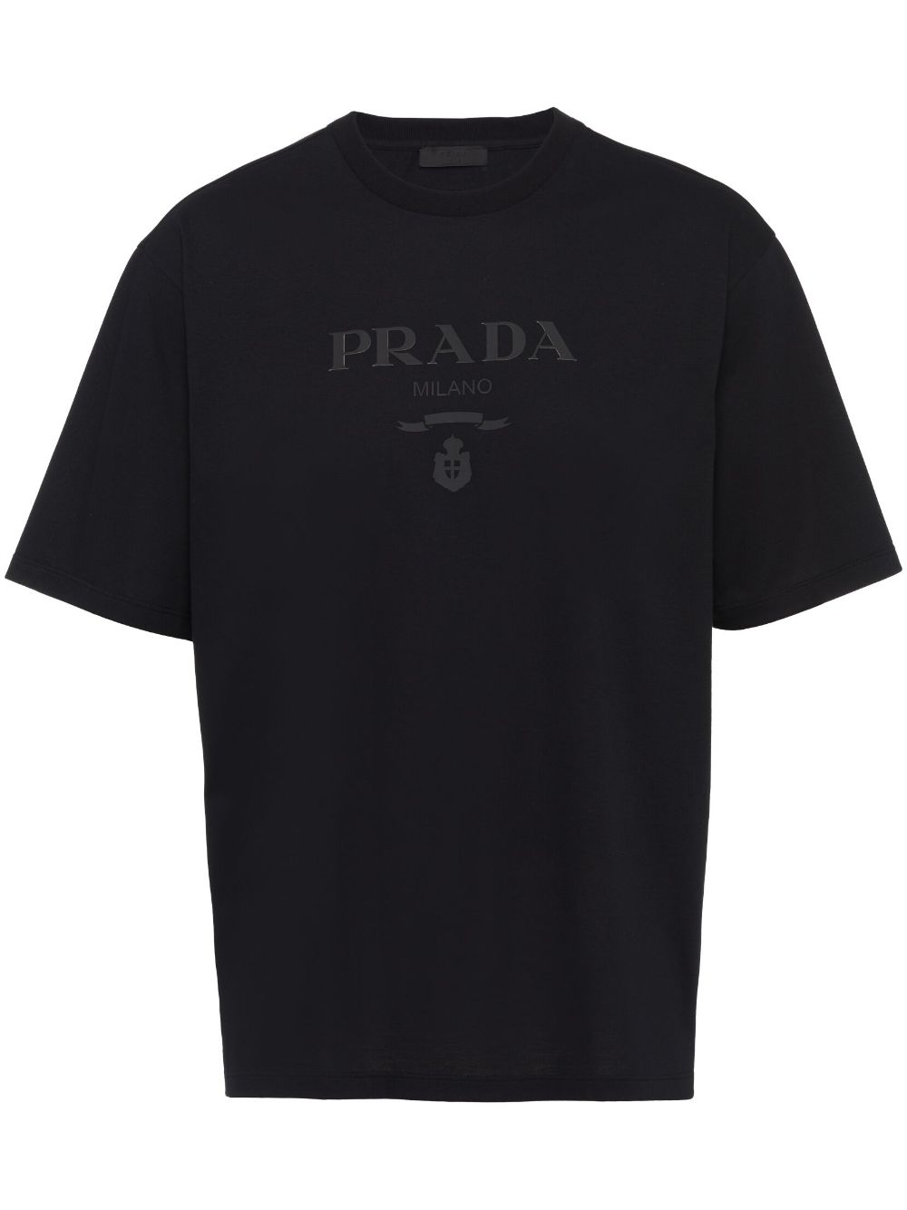 Prada T-Shirt mit rundem Ausschnitt - Schwarz von Prada