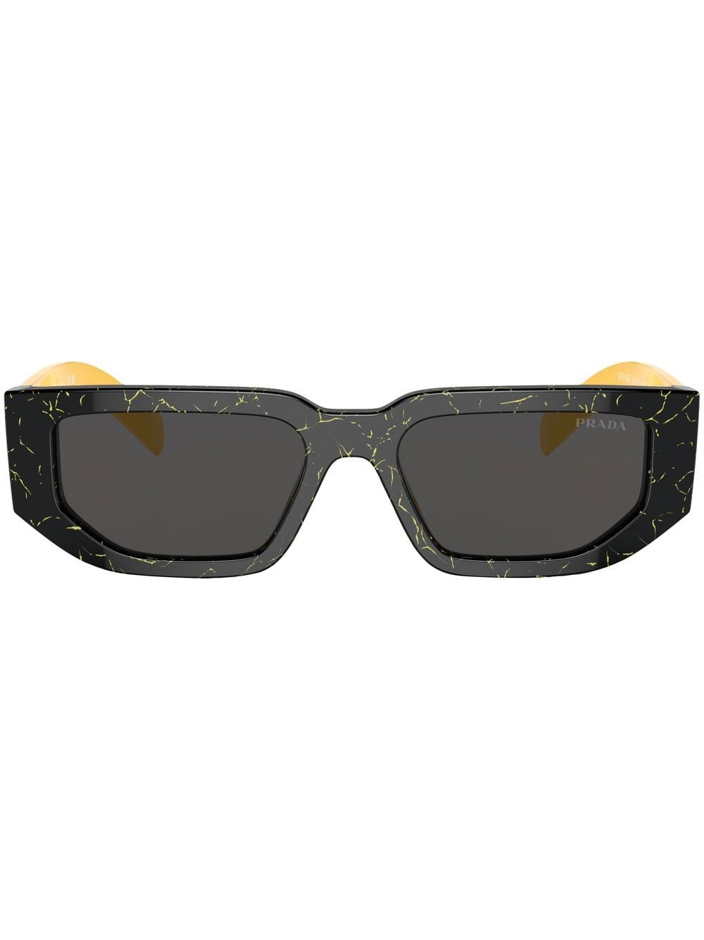 Prada Eyewear Zweifarbige Sonnenbrille mit Logo - Schwarz von Prada Eyewear