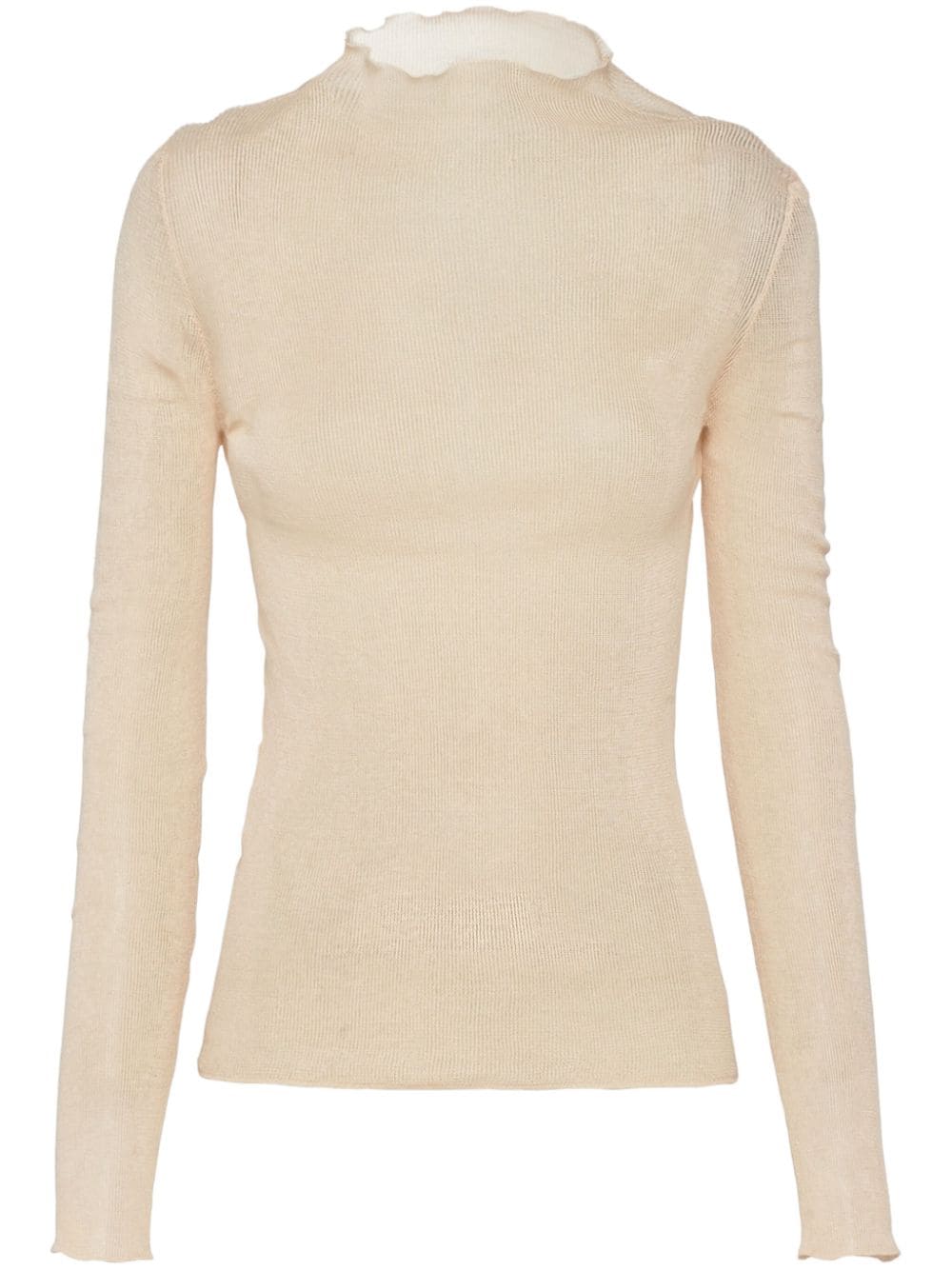 Prada Gerippter Pullover - Nude von Prada