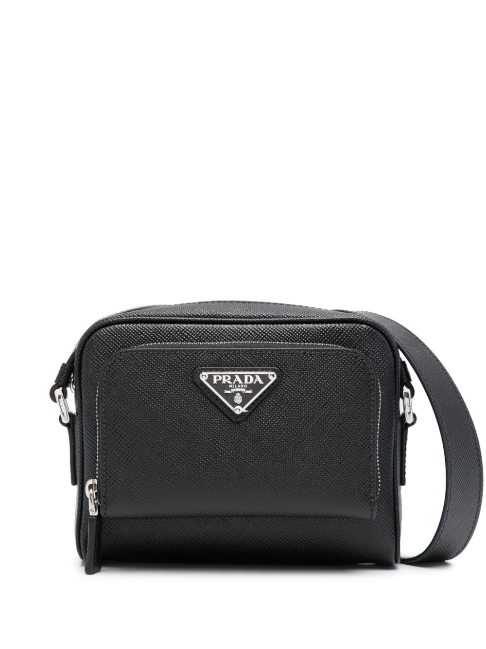 Prada Kuriertasche mit Logo - Schwarz von Prada