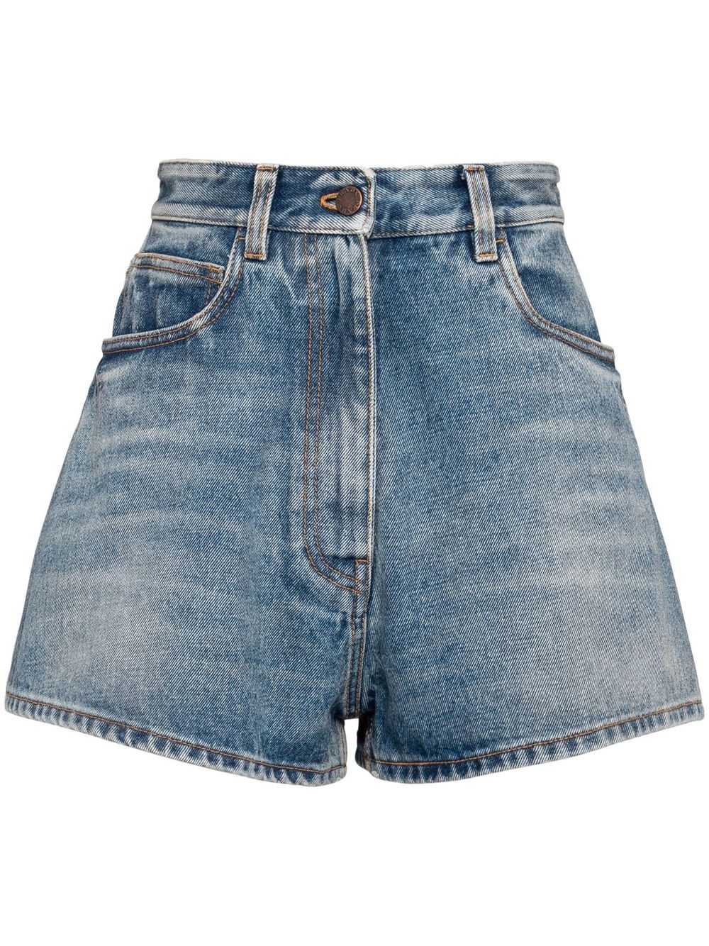 Prada Jeans-Shorts mit hohem Bund - Blau von Prada