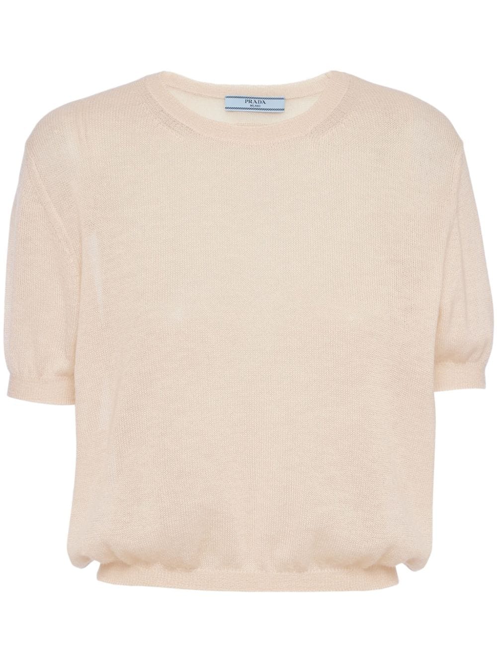 Prada Kaschmirpullover im Layering-Look - Nude von Prada