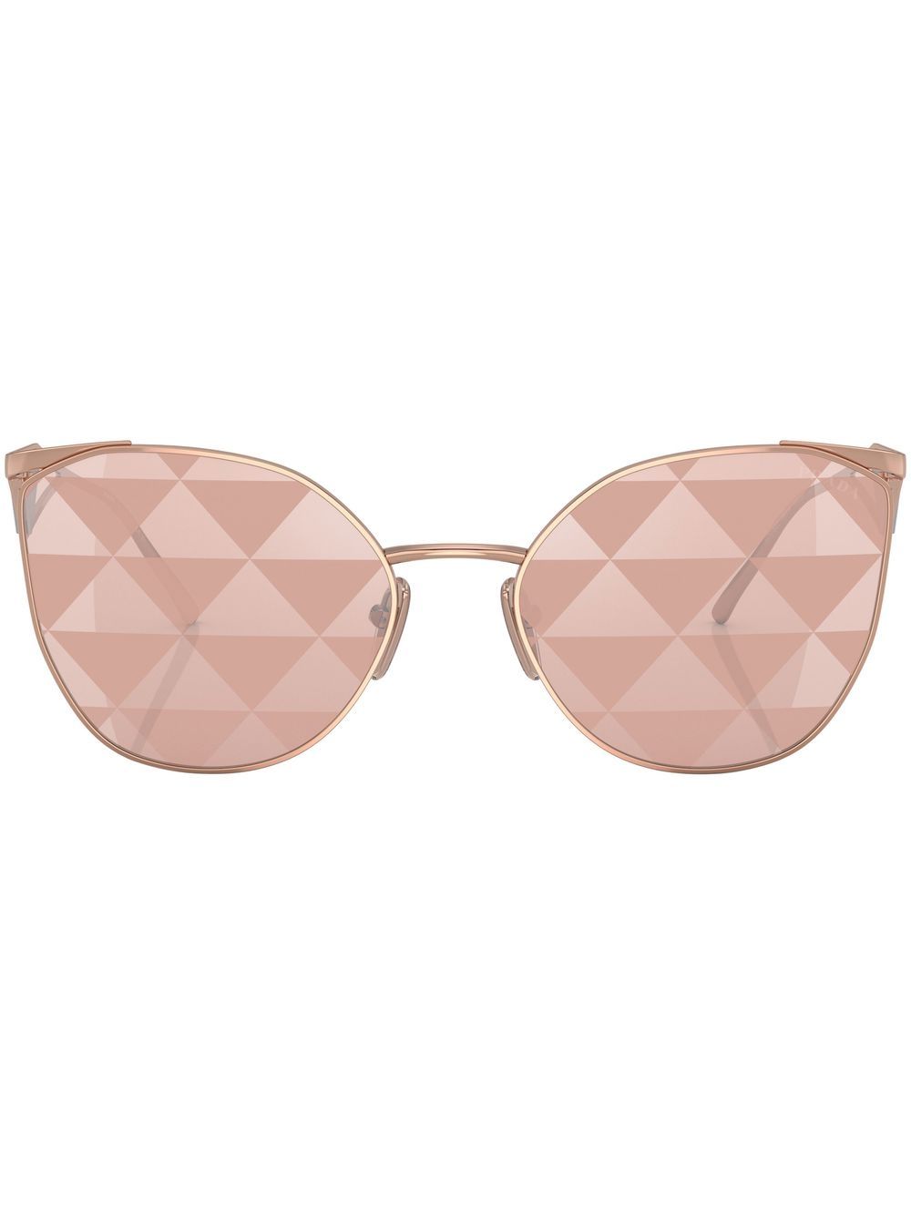 Prada Eyewear Sonnenbrille mit Logo - Rosa von Prada Eyewear