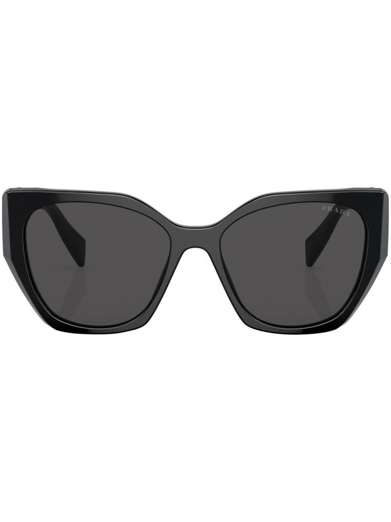 Prada Eyewear Cat-Eye-Sonnenbrille mit Logo - Schwarz von Prada Eyewear